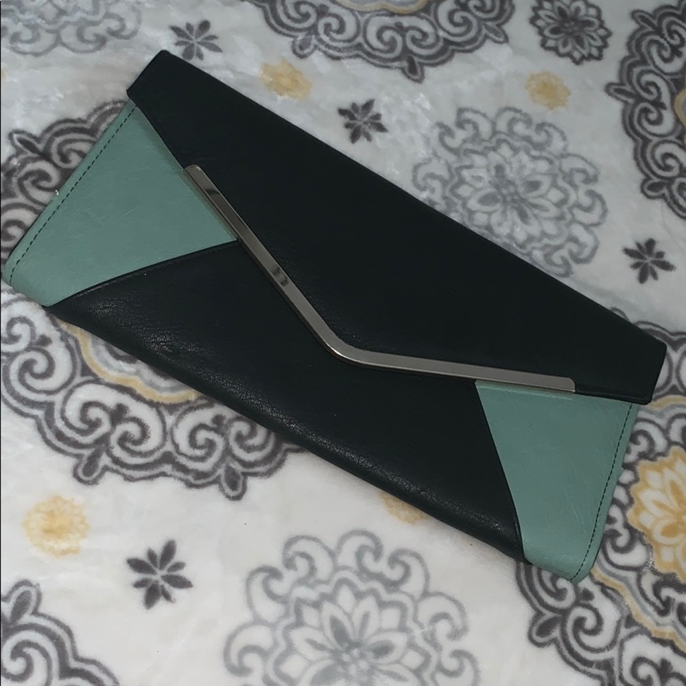 Black and Green Clutch